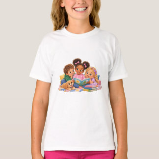Kinderen Lezen Samen Voorleestijd T-shirt