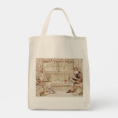 kinderen lezen tote bag (Achterkant)