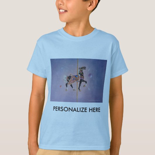 Kinderen lichte T - shirts - Petaluma Carrousel Ho (Voorkant)