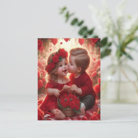 Kinderen Liefde Kaart (Staand voorkant)