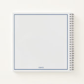 Kinderen Lijnkunst Moderne Minimalist Notitieboek (Achterkant)