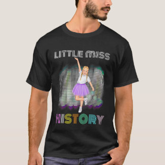 Kinderen Little Miss Geschiedenis Maand Schattige T-shirt