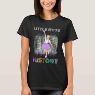 Kinderen Little Miss Geschiedenis Maand Schattige T-shirt