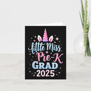Kinderen Little Miss Pre-k Afstudeer Voorschoolse  Kaart