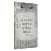 Kinderen lopen in waarheid - 3 John 1:4 Klembord (Rechts)