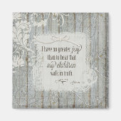 Kinderen lopen in waarheid - 3 John 1:4 Magneet (Voorkant)