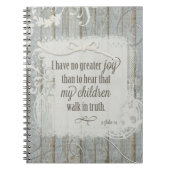 Kinderen lopen in waarheid - 3 John 1:4 Notitieboek (Voorkant)
