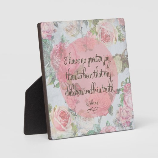 Kinderen lopen in waarheid fotoplaat (Voorkant)