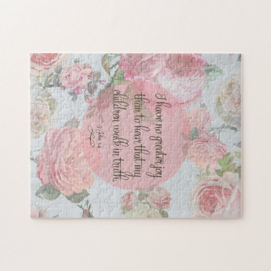 Kinderen lopen in waarheid legpuzzel (Horizontaal)