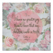 Kinderen lopen in waarheid perfect poster (Voorkant)