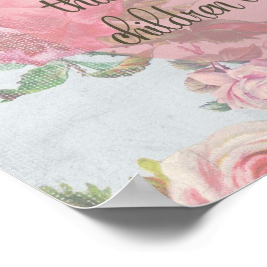 Kinderen lopen in waarheid poster (Hoek)