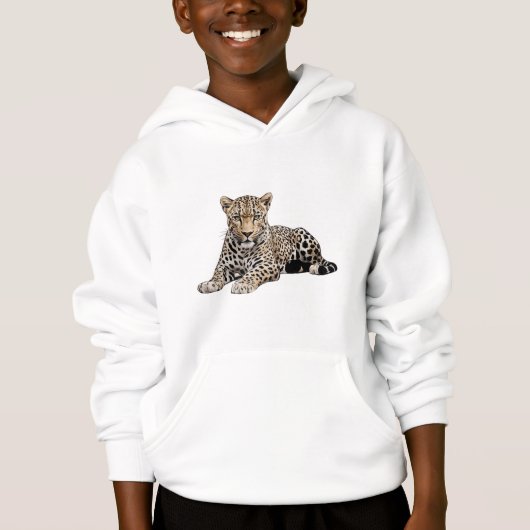 kinderen luipaard hoodie (Voorkant)