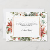 Kinderen luisteren | Funny kerstfotokaart (Achterkant)