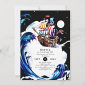 Kinderen Magische Schat Pirate Verjaardag Kaart (Voorkant)