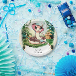 Kinderen Magische Slang Verjaardag Papieren Bordje