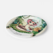 Kinderen Magische Slang Verjaardag Papieren Bordje (Gekanteld)