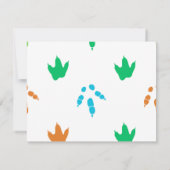 Kinderen maken bedankkaart af (Achterkant)