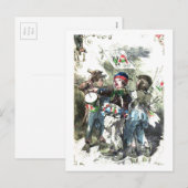 Kinderen maken kerstmuziek feestdagenkaart (Voorkant / Achterkant)