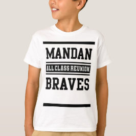 Kinderen Mandan Braves All Class Reünie T-shirt