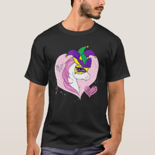 Kinderen Mardi Gras Eenhoorn Schattige Nar Carneva T-shirt