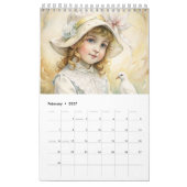 Kinderen Meisjes Paasduif 2025 Kalender (Feb 2027)