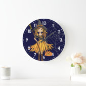 kinderen meisjes schattige halloween wandklok (Huis)