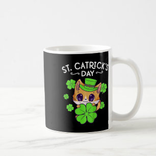Kinderen Meisjes St. Patrick's Day Kat Gelukkige S Koffiemok