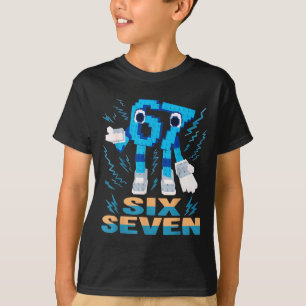 Kinderen Meme 67 Zes Zeven 6 7 Italiaanse Brainrot T-shirt