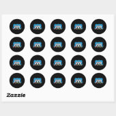 Kinderen Meme Grappig Italiaans Brainrot Kinderen Ronde Sticker (Vel)