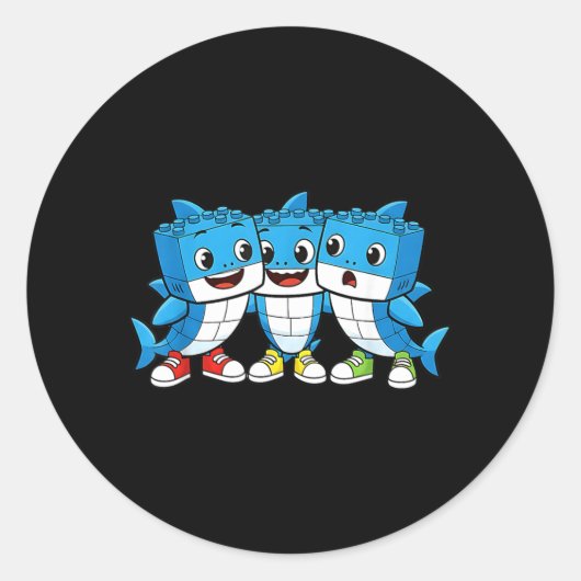 Kinderen Meme Grappig Italiaans Brainrot Kinderen Ronde Sticker (Voorkant)