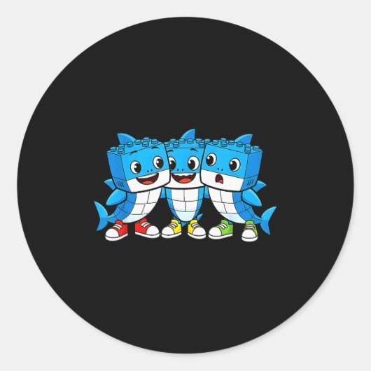 Kinderen Meme Grappig Italiaans Brainrot Kinderen  Ronde Sticker (Voorkant)