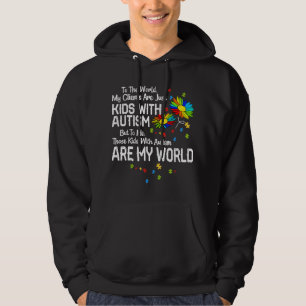 Kinderen met autisme zijn mijn wereld BCBA RBT ABA Hoodie