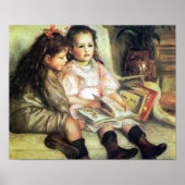 Kinderen met Books Renoir Print (Voorkant)