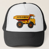 Kinderen met bouw vrachtwagen trucker pet (Voorkant)