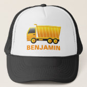 Kinderen met bouw vrachtwagen trucker pet (Voorkant)
