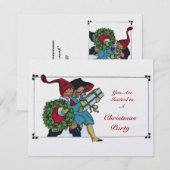 KINDEREN MET CHRISTMAS GIFTS-ijs Kaart (Voorkant / Achterkant)