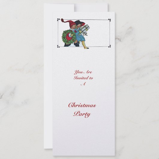 KINDEREN MET CHRISTMAS GIFTS - ijs Kaart (Voorkant)