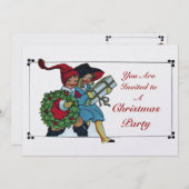 KINDEREN MET CHRISTMAS-GIFTS - wit ijs Kaart (Voorkant / Achterkant)