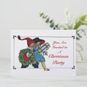 KINDEREN MET CHRISTMAS-GIFTS - wit ijs Kaart (Staand voorkant)