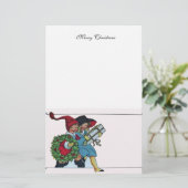 KINDEREN MET CHRISTMASGIFTEN BRIEFPAPIER (Staand voorkant)