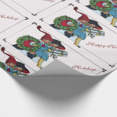 KINDEREN MET CHRISTMASGIFTEN CADEAUPAPIER (Hoek)