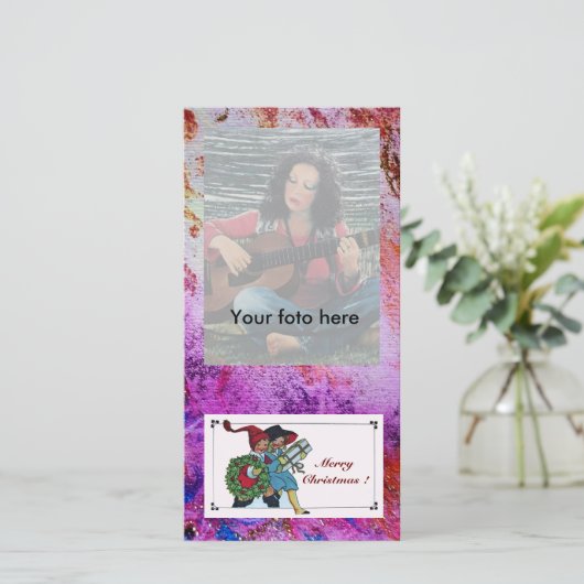 KINDEREN MET CHRISTMASGIFTEN FEESTDAGENKAART (Staand voorkant)