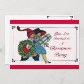 KINDEREN MET CHRISTMASGIFTEN KAART (Voorkant / Achterkant)