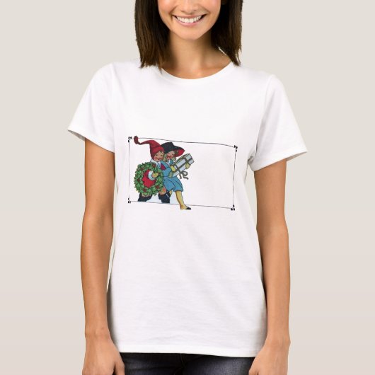 KINDEREN MET CHRISTMASGIFTEN T-SHIRT (Voorkant)