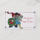 KINDEREN MET CHRISTMASGIFTEN VISITEKAARTJE (Achterkant)