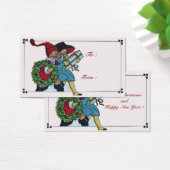 KINDEREN MET CHRISTMASGIFTEN VISITEKAARTJES (Bureau)