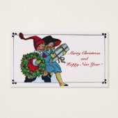 KINDEREN MET CHRISTMASGIFTEN VISITEKAARTJES (Achterkant)