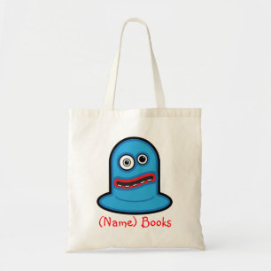 Kinderen met de naam id blue monsterboek canvas ta tote bag