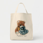 Kinderen met de naam id speelgoed of library canva tote bag (Voorkant)