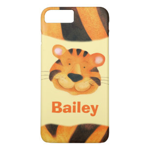 Kinderen met de naam tijgergezicht oranje Case-Mate iPhone case